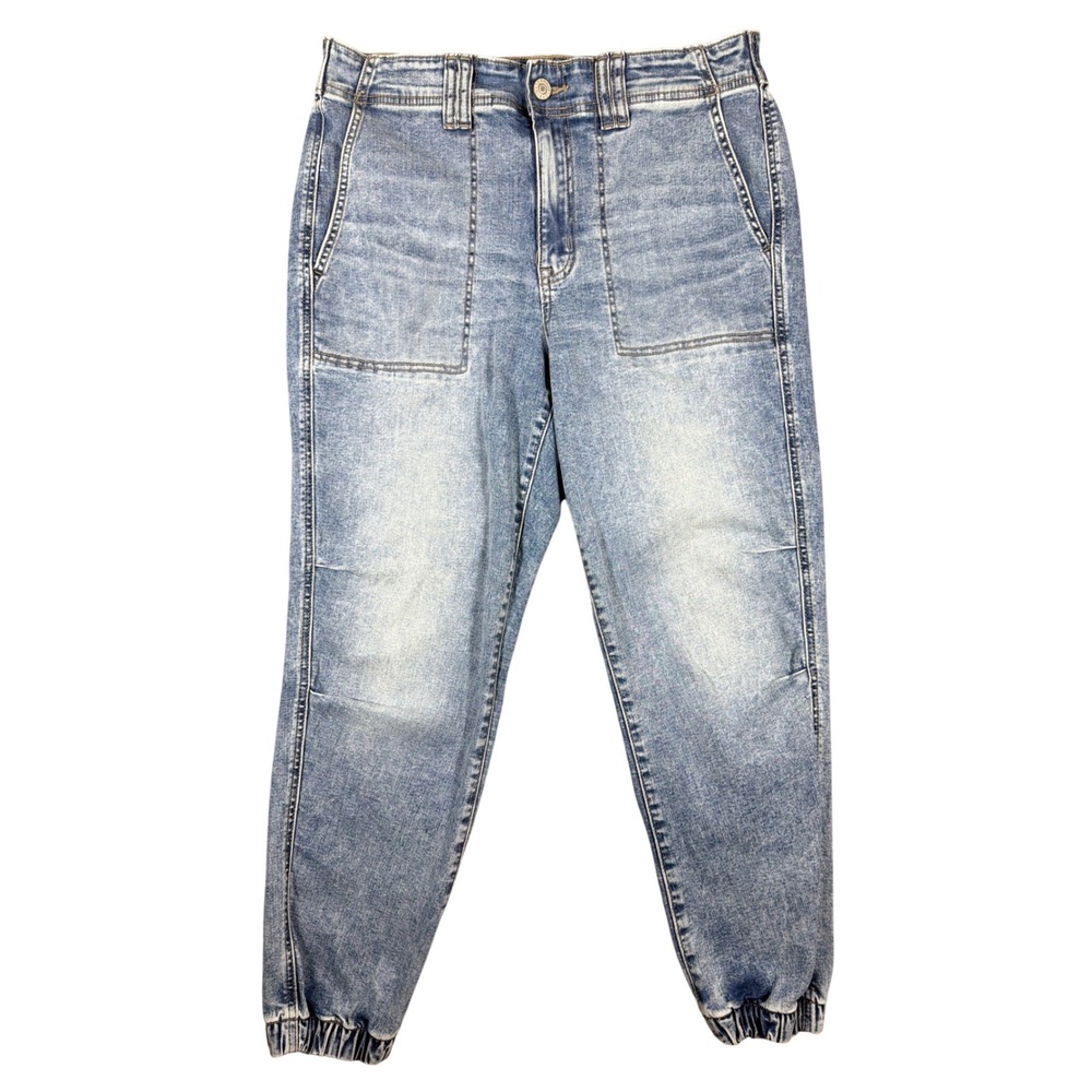 Torrid Feel The Fit Light Wash Denim Joggers High Rise‎ Jeans Womens Size 10R